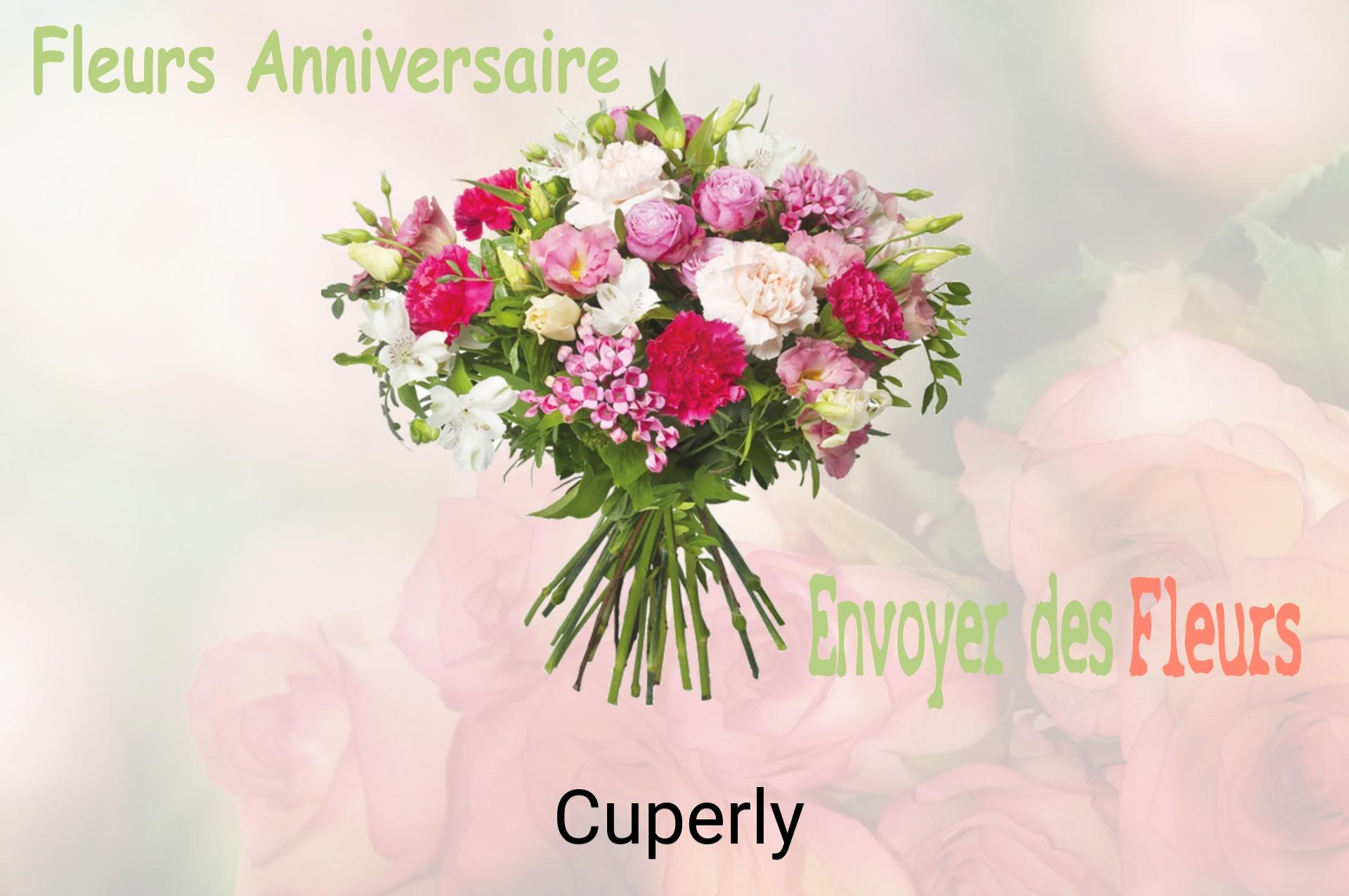 Bouquet de fleurs d’anniversaire livré à Cuperly